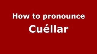 How to pronounce Cuéllar Colombian SpanishColombia  PronounceNamescom [upl. by Thaddaus191]