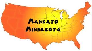 How to Say or Pronounce USA Cities — Mankato Minnesota [upl. by Boehike]