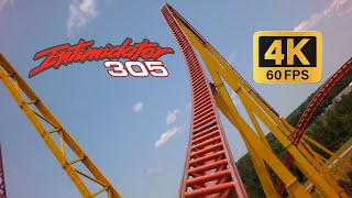 Most Intense Coaster in the World Front Row Intimidator 305 POV  Kings Dominion [upl. by Irrep]