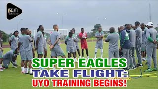 Super Eagles Soar First Training in Uyo for AFCON 2025 Showdown Against Rwanda [upl. by Rieger]