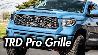 Tundra TRD Pro Grille Install [upl. by Mendive]