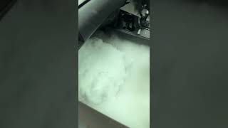 Cleaning a car with dry ice [upl. by Nonregla]