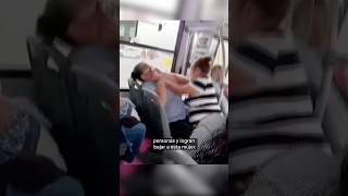 Gritos en transporte público entre chofer y una pasajera  N shorts [upl. by Brittani]