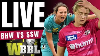 WBBL Live  BHW vs SSW live  Big Bash womens t20 live  bbl live match today  Big bash live [upl. by Rivers119]