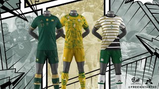 Lwazi Ngcungama What was the inspiration behind his Bafana Bafana kit design [upl. by Rapsag]