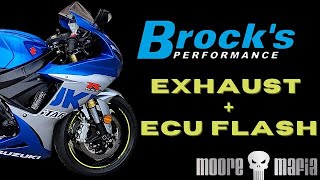 2021 GSXR 750 gets Full Brocks Performance Exhaust and ECU FLASH MUST HAVE MODS [upl. by Nicole]