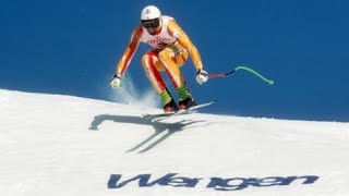 Franz Heinzer wins downhill Wengen 1992 [upl. by Breana]