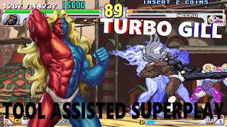 TAS  Street Fighter III 4rd Strike Arranged Edition TURBO CHEAT  Gill [upl. by Yentiw]