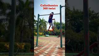 360 twist calisthenics calisthenicsworkout tutorial shortsfeed shorts [upl. by Esinaj121]