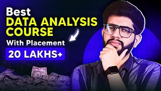 BEST Data Analysis Course in 2024  Job Placement  Salary 20 Lakhs [upl. by Tewell85]