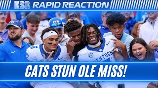 Kentucky SHOCKS 5 Ole Miss on the road  Rapid Reaction LIVE from The Vaught [upl. by Koch]