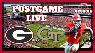 Georgia  Georgia Tech Postgame LIVE [upl. by Nyrahs878]