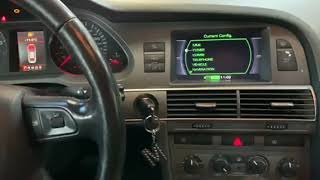 Audi A6 Hidden secret menu MMI 2G [upl. by Ettessil]