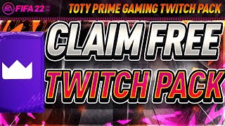 How Get Twitch Prime Packs For Free FIFA 22 Ultimate Team [upl. by Hiamerej]