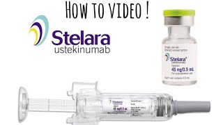 Stelara shot how to injection [upl. by Ladin]