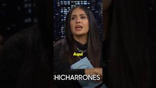 Salma Hayek and her hot Spanish 🔥🔥 salmahayek jimmyfallon spanish spanishlanguage movie [upl. by Dosia]