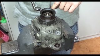 ᴴᴰHow to fully rebuild a Toyota  Denso  Alternator with new bearings [upl. by Sharia]