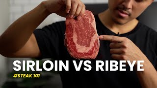 RIBEYE VS SIRLOIN SIAPA YA JUARANYA [upl. by Yrrok]