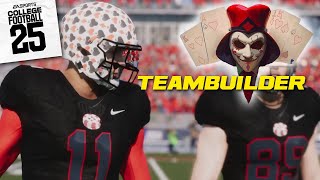 My First TEAMBUILDER School in College Football 25 [upl. by Tuchman467]