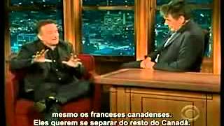 Robin Williams  CanadianFrench Jokes [upl. by Asirac]