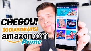 Amazon Prime no Brasil Teste 30 dias Grátis AGORA [upl. by Anaile]