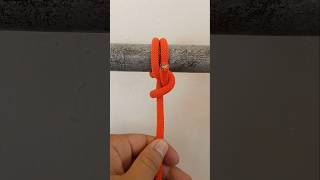 CLOVE HITCH W HALF HITCH LOCK howtotie shortvideo shorts knottying hitchknot [upl. by Dannel]