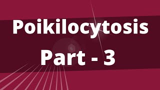 poikilocytosis part3 types of poikilocytes complete🖕👍 [upl. by Reisinger]