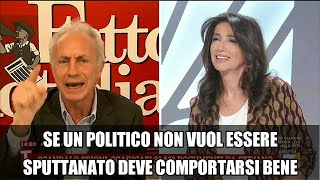 Scandalo spioni Marco Travaglio ai politici Gliela faccio io chiarezza [upl. by Babb]