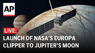 LIVE Launch of NASA’s Europa Clipper spacecraft to Jupiter’s moon [upl. by Abisha]