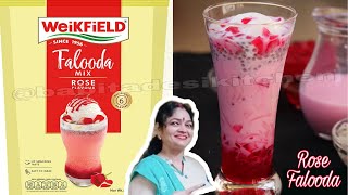 Weikfield Falooda Mix  How To Make Weikfield Falooda Mix  Weikfield Falooda Mix Recipe In Hindi [upl. by Natividad]