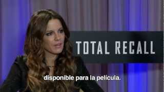 Kate Beckinsale habla sobre Total Recall en entrevista con Alex Medela [upl. by Letnwahs]