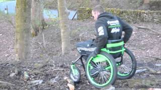 off road wheelchair extreme [upl. by Ahsemad]