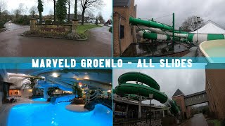 ALL SLIDES AT MARVELD RECREATIE GROENLO GoPro 2022 [upl. by Aisats843]