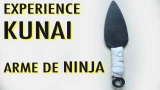 Dr Nozman  Expérience Fabriquer un Kunai  Arme de Ninja [upl. by Boffa843]