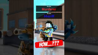 SHERIFF and MURDERER in MM2 Roblox roblox mm2 murdermystery2 [upl. by Ardeahp]