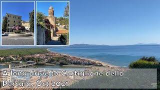 A long trip to the gorgeous seaside town of Castiglione della Pescaia Tuscany Italy [upl. by Relda]