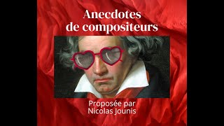 Anecdotes de Compositeurs quotConférence ClisSonnantes 2024quot Nicolas Jounis  Mozart Bach Beethoven [upl. by Aimil]