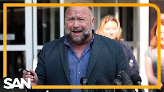 Infowars sale to The Onion on hold pending judge’s review [upl. by Odrawde]