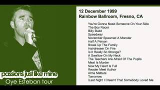 Morrissey  December 12 1999  Fresno CA USA Full Concert LIVE [upl. by Philbrook]