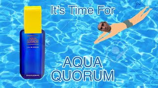 Aqua Quorum Fragrance Review  First Impression [upl. by Herschel]