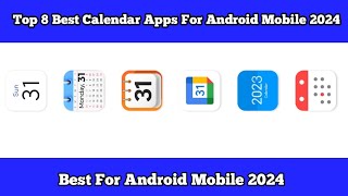 Top 8 Best Calendar Apps For Android Mobile 2024  Shahzad Tech 20 [upl. by Neelram]