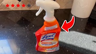 WATCH BEFORE YOU BUY Lysol Cleaner [upl. by Elehcim]