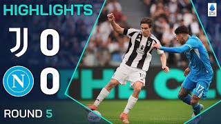 JUVENTUSNAPOLI 00  HIGHLIGHTS  The clash at the top ends in a draw  Serie A 202425 [upl. by Amber23]