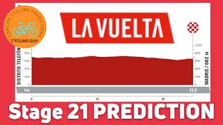 Vuelta a Espana 2024 Stage 21  PREVIEW  FAVOURITES  PREDICTION [upl. by Anahsit]