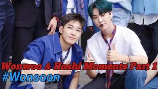 Wonwoo amp Hoshi Moments Wonsoon PART 1 [upl. by Ikceb128]