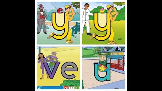 Letterland Alphabet Phonics Sounds amp Games  Digraphs and Trigraphs y y ve u [upl. by Nohtanoj]