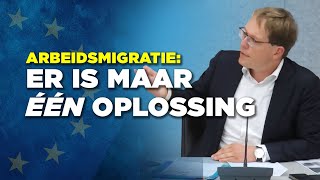 Arbeidsmigratie overlast uitbuiting en oneerlijke concurrentie  Van Houwelingen FVD [upl. by Aisenet]