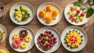 🥒Vegetable Carving The Radish Was Cut Into Butterfliesfruitcutting knifeskills [upl. by Latsyek]