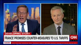 Bruno Le Maire Says Protectionist Tariffs Are Not The Right Answer [upl. by Kehoe426]