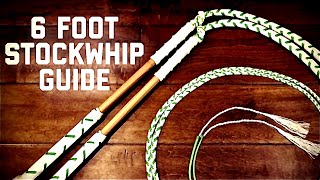 Guide To Making a 6 Foot 275 Paracord Stockwhip  Caliber Whips [upl. by Rifkin]